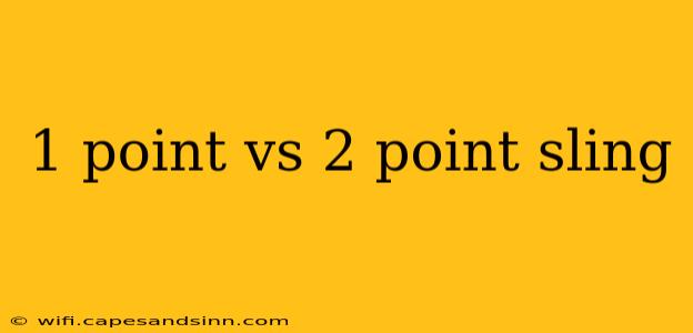 1 point vs 2 point sling