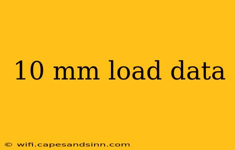 10 mm load data