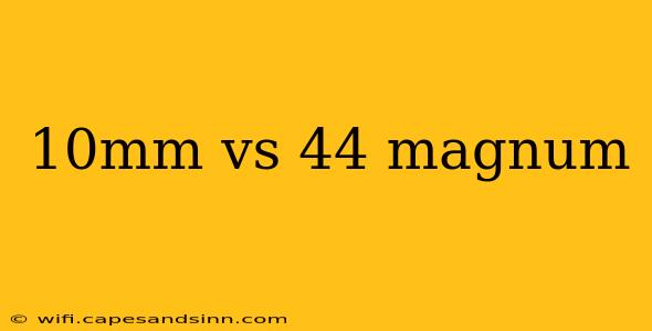 10mm vs 44 magnum