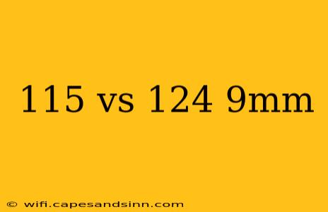 115 vs 124 9mm