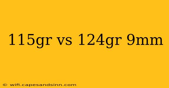 115gr vs 124gr 9mm