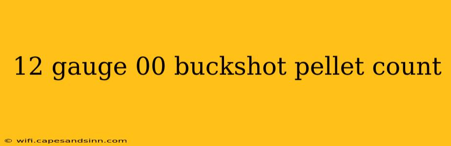 12 gauge 00 buckshot pellet count