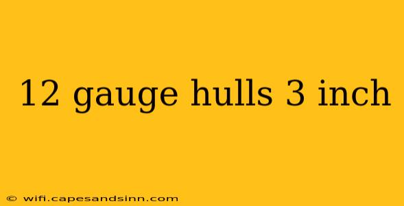 12 gauge hulls 3 inch