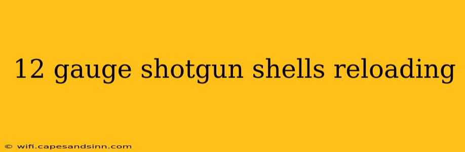 12 gauge shotgun shells reloading