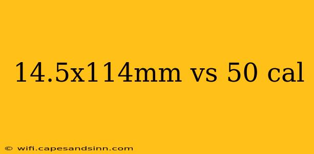 14.5x114mm vs 50 cal