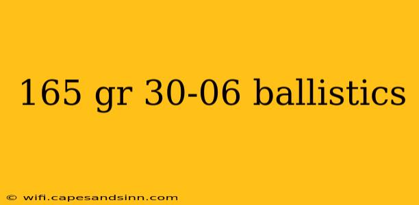 165 gr 30-06 ballistics