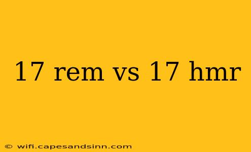 17 rem vs 17 hmr