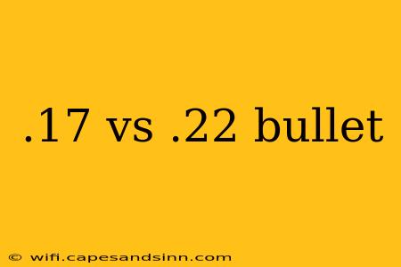 .17 vs .22 bullet