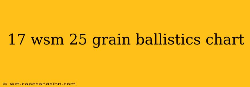 17 wsm 25 grain ballistics chart