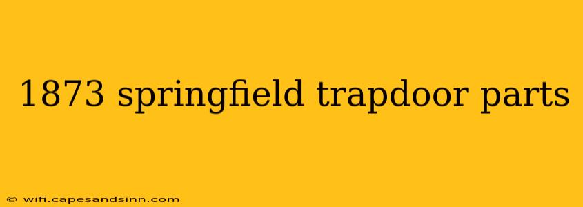 1873 springfield trapdoor parts