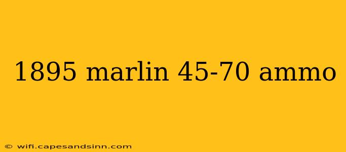 1895 marlin 45-70 ammo