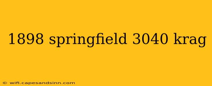 1898 springfield 3040 krag