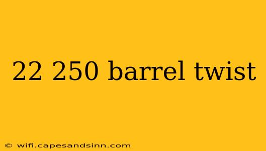 22 250 barrel twist