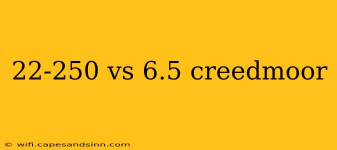 22-250 vs 6.5 creedmoor