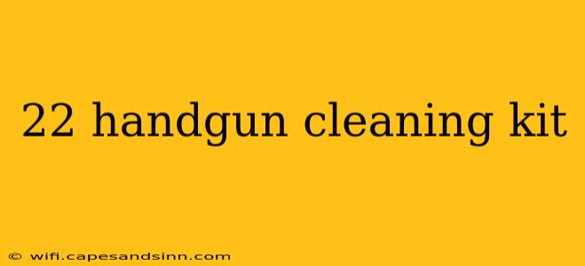 22 handgun cleaning kit