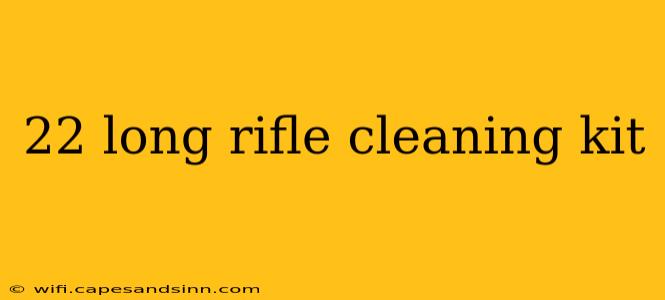 22 long rifle cleaning kit