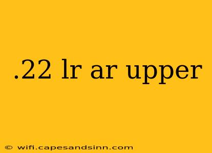 .22 lr ar upper