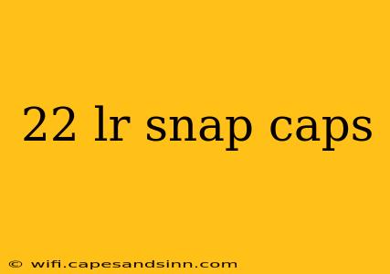 22 lr snap caps