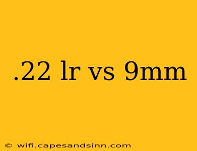 .22 lr vs 9mm