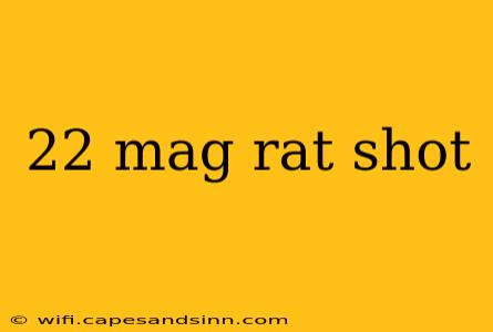 22 mag rat shot