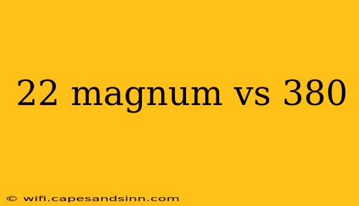 22 magnum vs 380