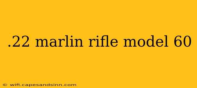 .22 marlin rifle model 60