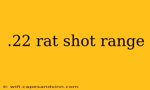 .22 rat shot range