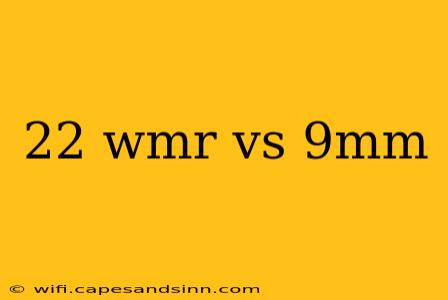 22 wmr vs 9mm