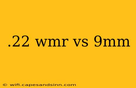 .22 wmr vs 9mm