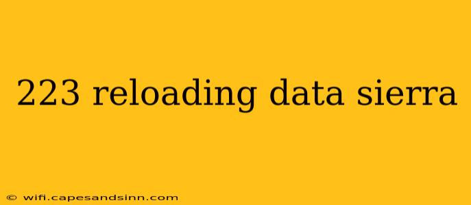 223 reloading data sierra