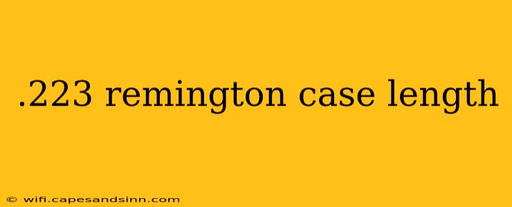 .223 remington case length