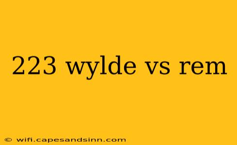 223 wylde vs rem