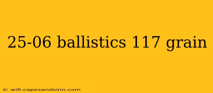 25-06 ballistics 117 grain