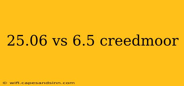 25.06 vs 6.5 creedmoor