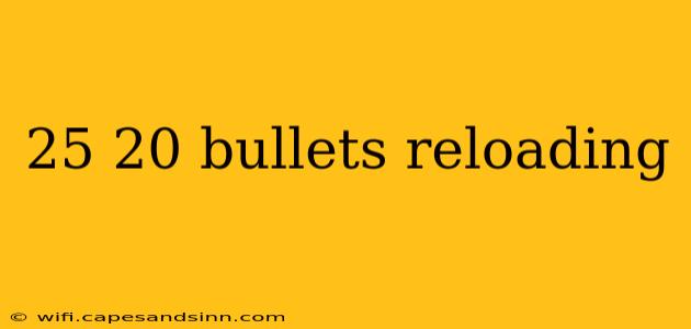 25 20 bullets reloading