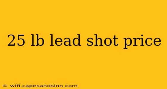 25 lb lead shot price