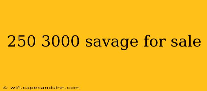 250 3000 savage for sale