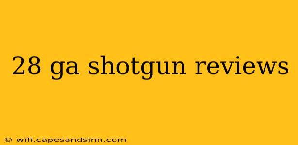 28 ga shotgun reviews