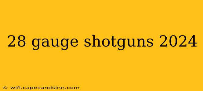 28 gauge shotguns 2024