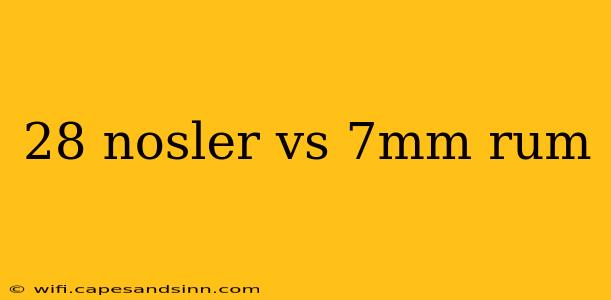 28 nosler vs 7mm rum