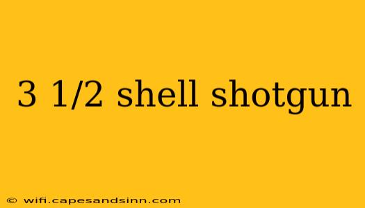 3 1/2 shell shotgun