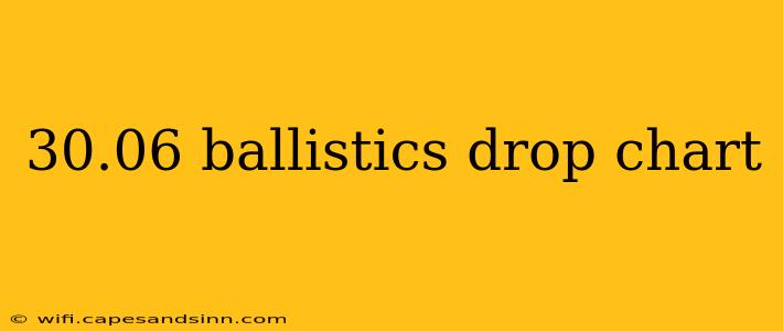 30.06 ballistics drop chart