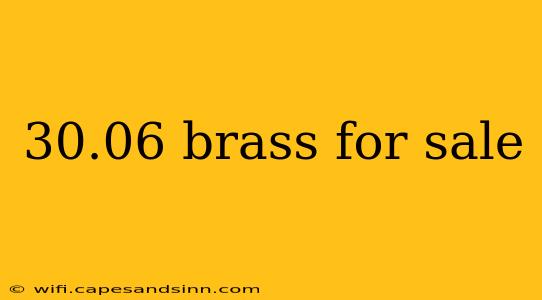 30.06 brass for sale