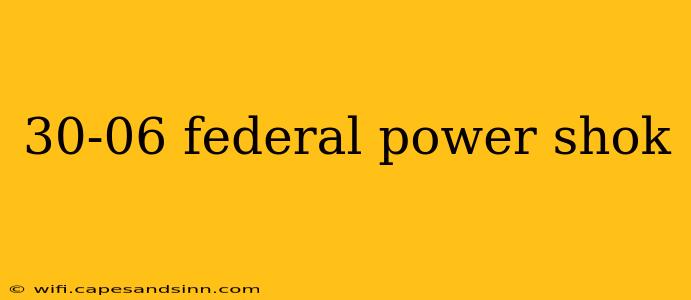 30-06 federal power shok