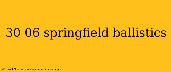 30 06 springfield ballistics