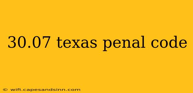 30.07 texas penal code