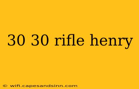 30 30 rifle henry