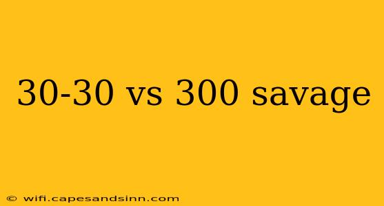 30-30 vs 300 savage