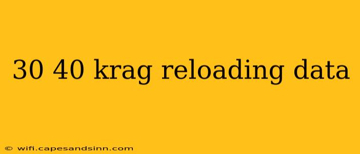 30 40 krag reloading data