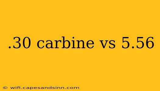 .30 carbine vs 5.56